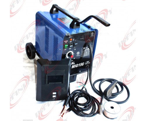 230V ETL Flux MIG WELDER 156 GAS WELDING MACHINE AUTO FEEDING WELD w/Wire 